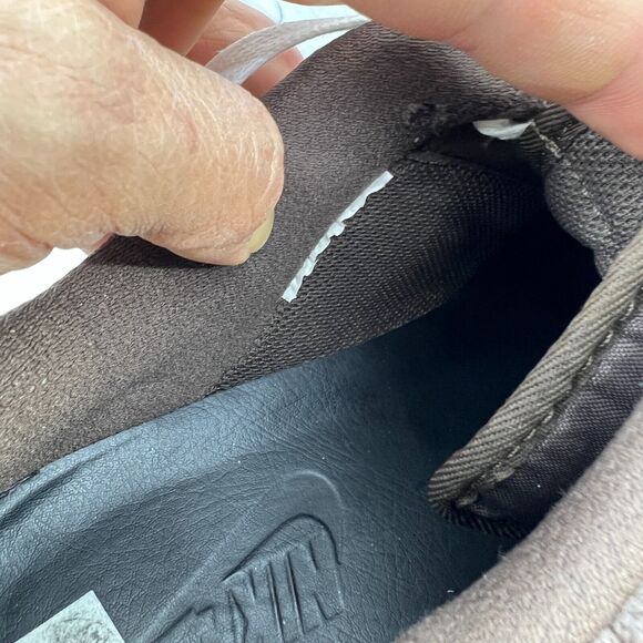 Nike Air Force 1 LV8 Sneakers Mens 8 Brown Faux-Crocodile Baroque Low Top Lace - Picture 8 of 15